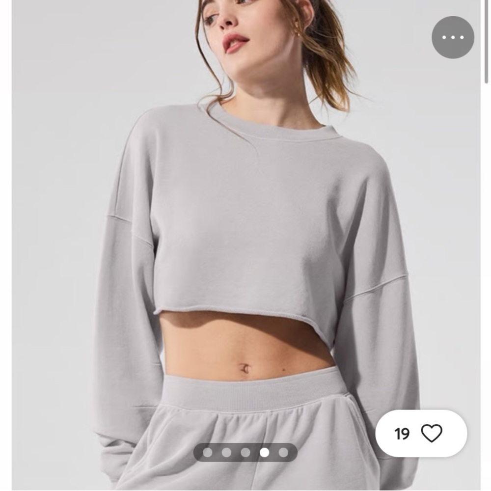 Alo yoga washed extreme cropped